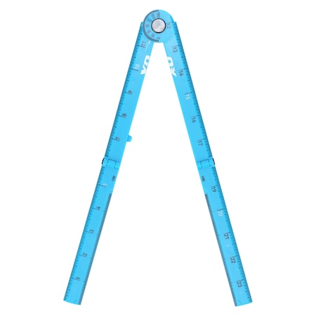 Ox Tools Pro 24-Inch Imperial Tuff Rule, Cyan OX-P507303